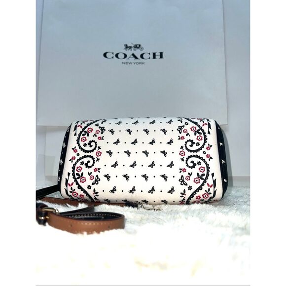 Coach Women's Black and White Handbag - Picture 4 of 6